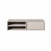 STF-1621_4 Zwevend tv meubel Ambiance Taupe Mangohout 120 cm - Image 5