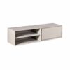 STF-1621_5 Zwevend tv meubel Ambiance Taupe Mangohout 120 cm - Image 6