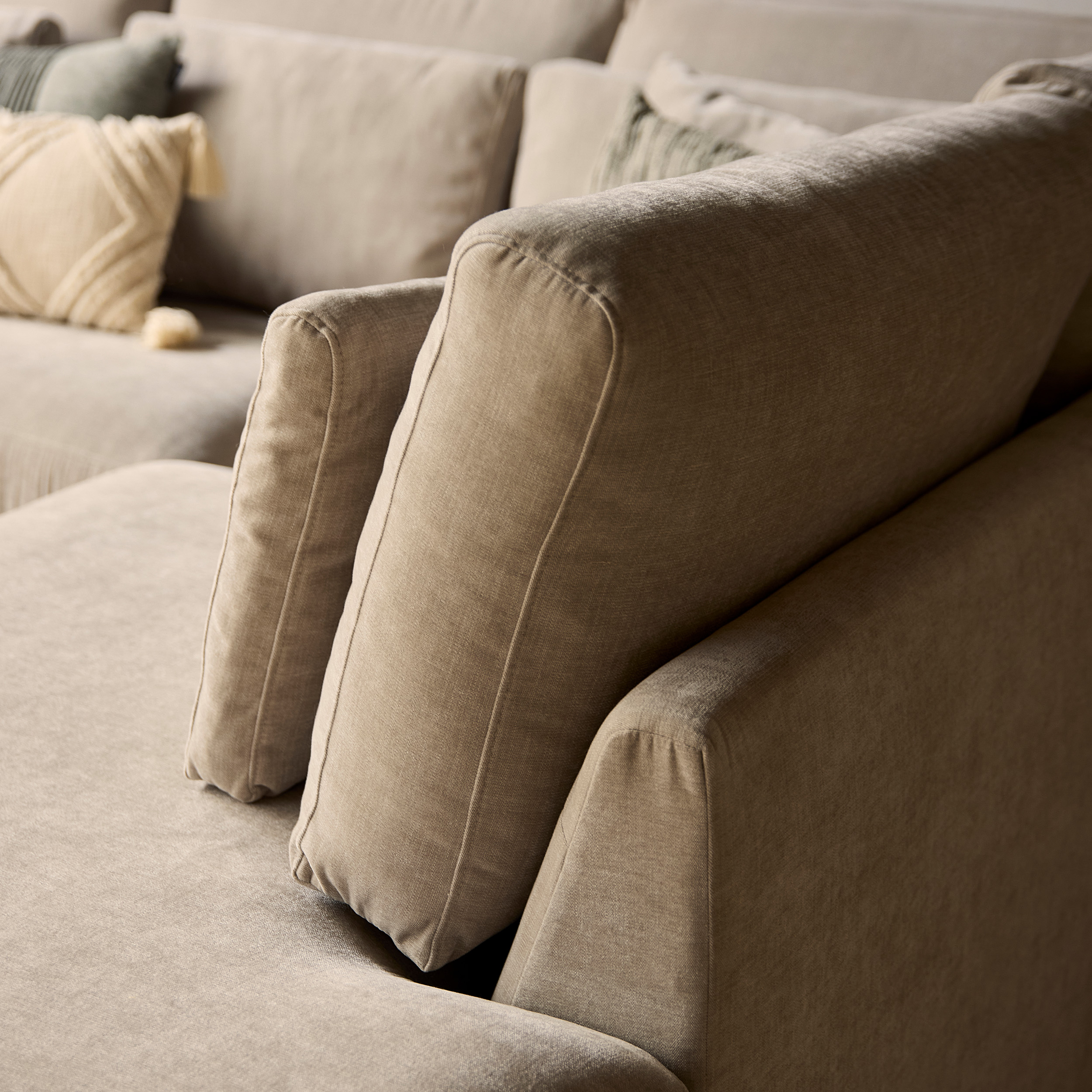 MYS-5001_5 MySofa Jesse Hoekbank Beige 2,5 zits+Divan Rechts - Image 6