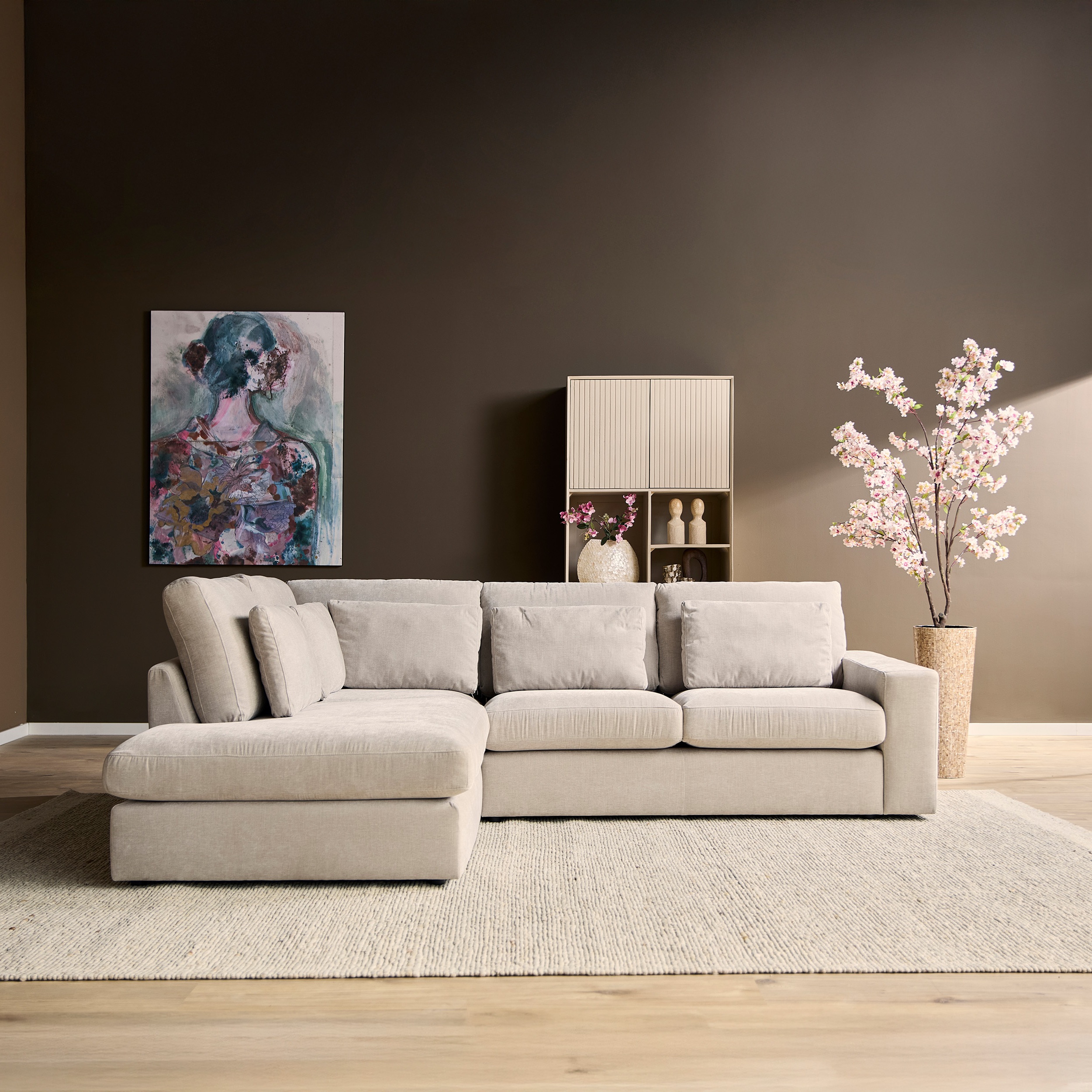 MYS-5001_11 MySofa Jesse Hoekbank Beige 2,5 zits+Divan Rechts - Image 12