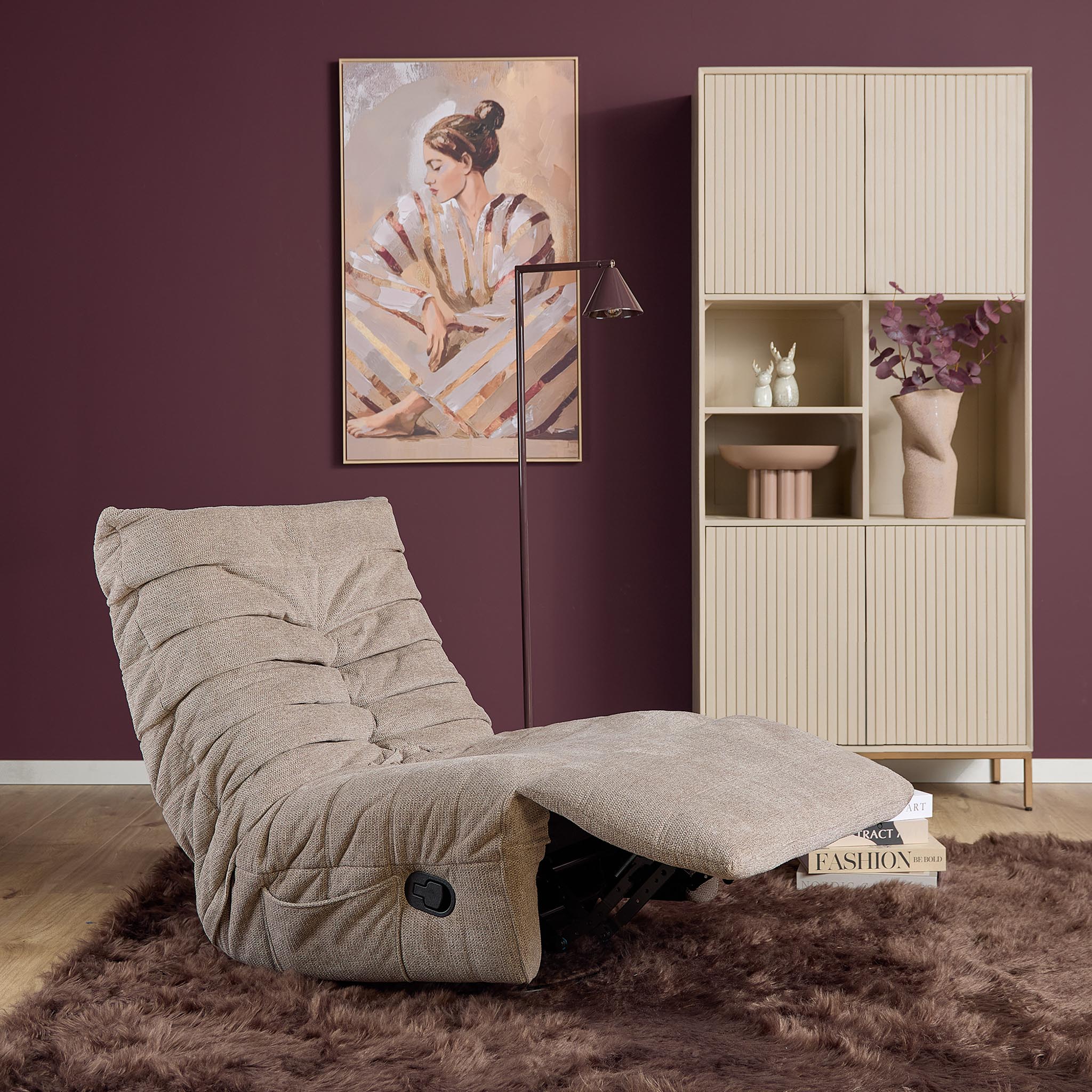 Relaxfauteuil Zen Taupe - Image 2