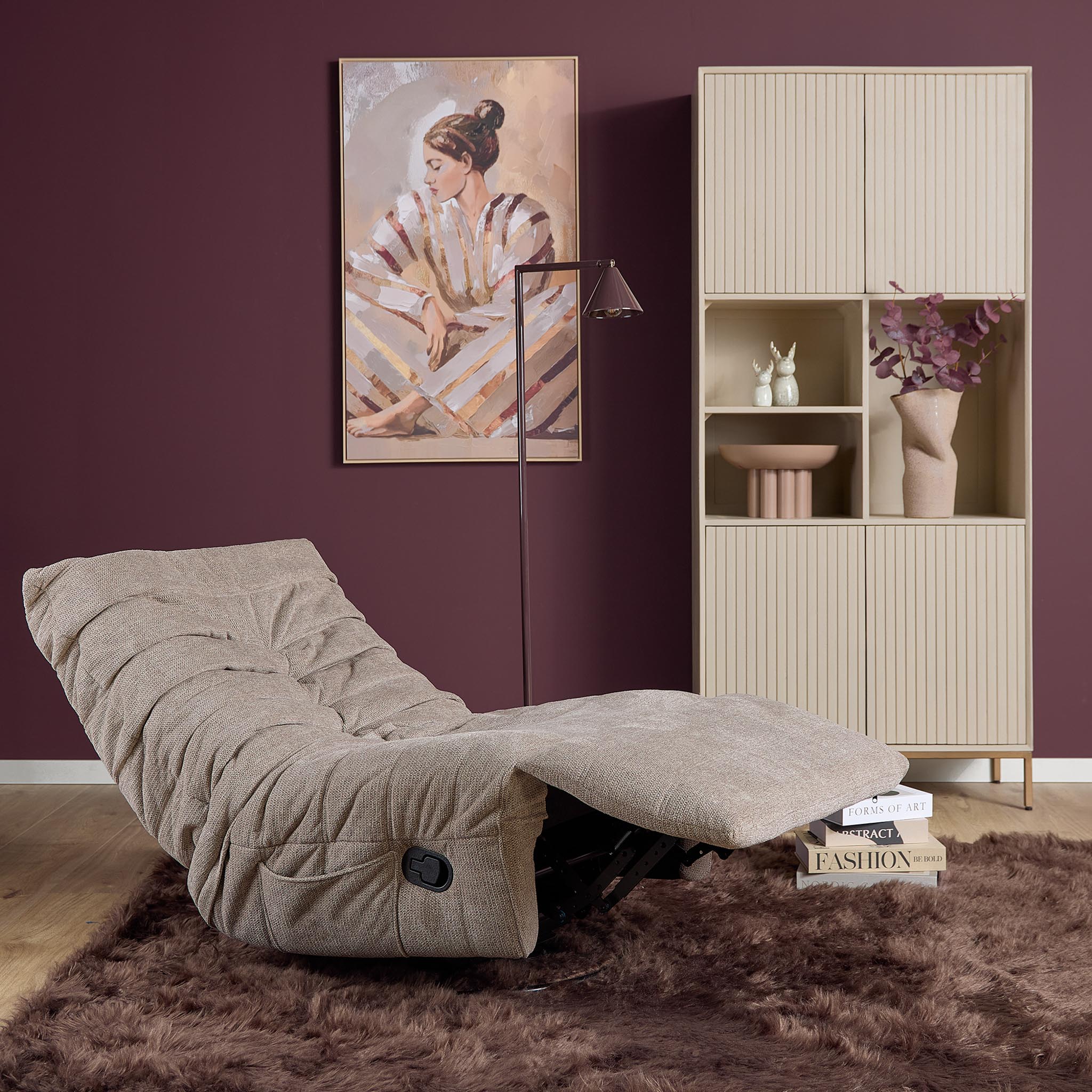 Relaxfauteuil Zen Taupe - Image 3