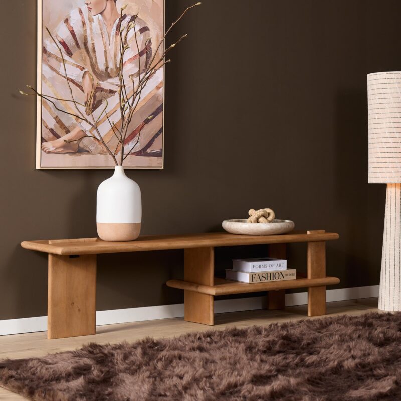 Tv meubel Lina Naturel Mangohout 160 cm - Image 2