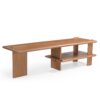 STF-9601_6 Tv meubel Lina Naturel Mangohout 160 cm - Image 7