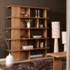STF-9602_1 Wandkast Lina Naturel Mangohout 150 cm - Image 2
