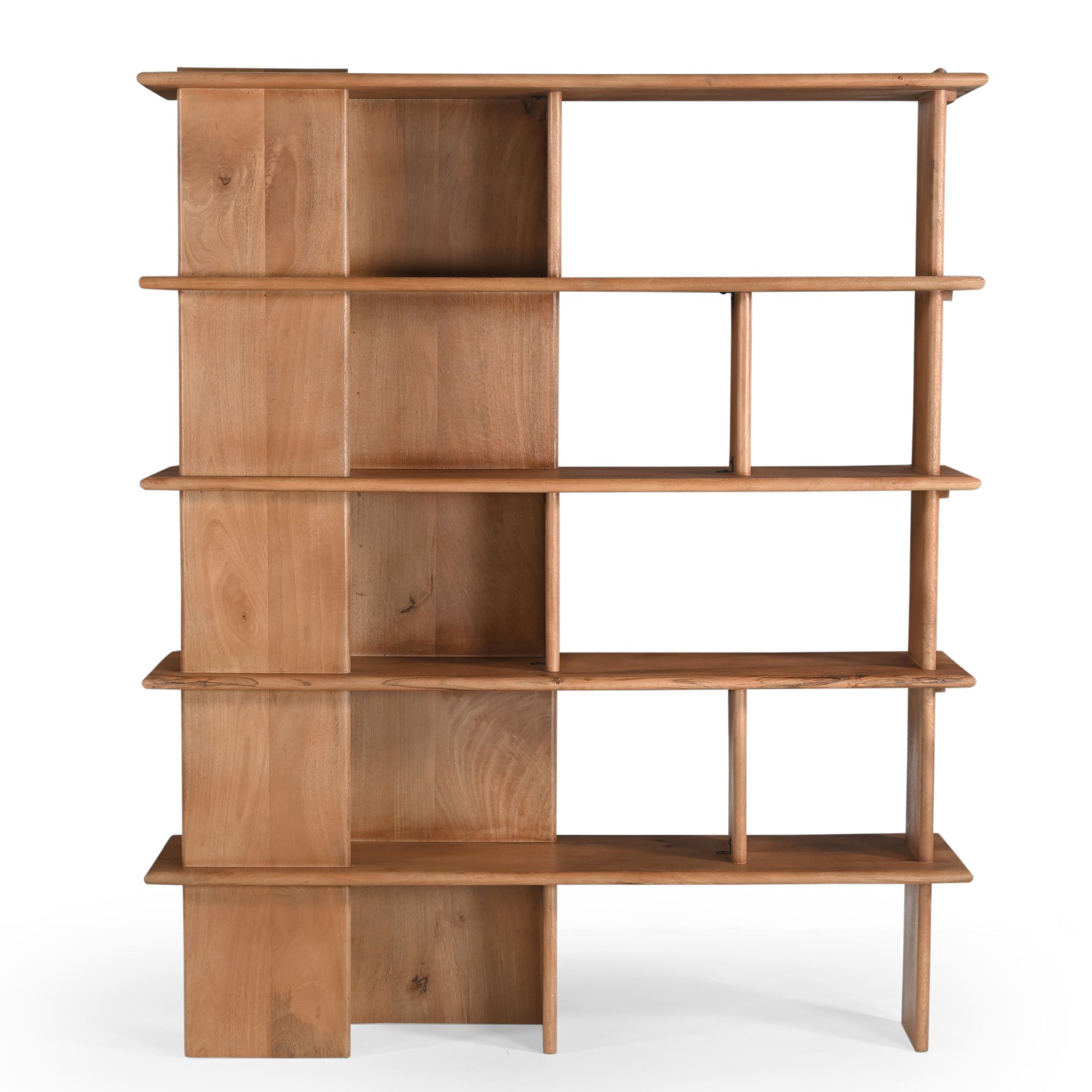 Wandkast Lina Naturel Mangohout 150 cm - Image 5