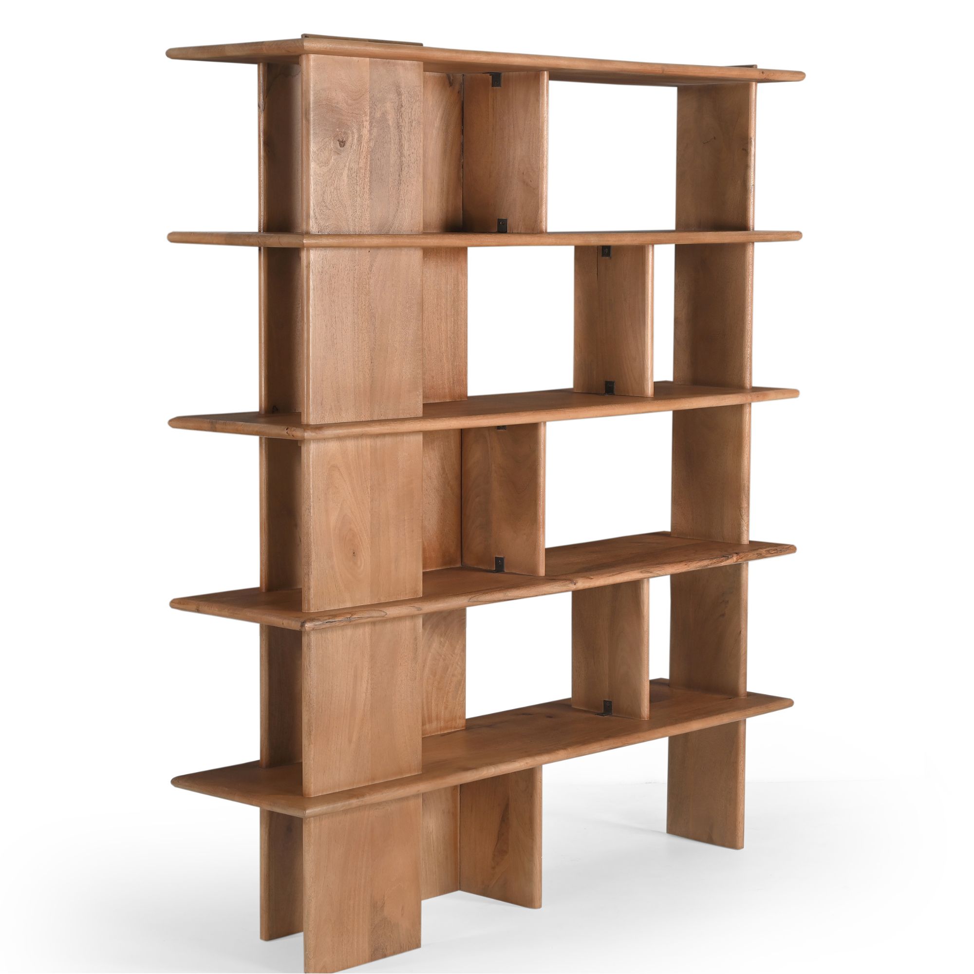 Wandkast Lina Naturel Mangohout 150 cm - Image 6