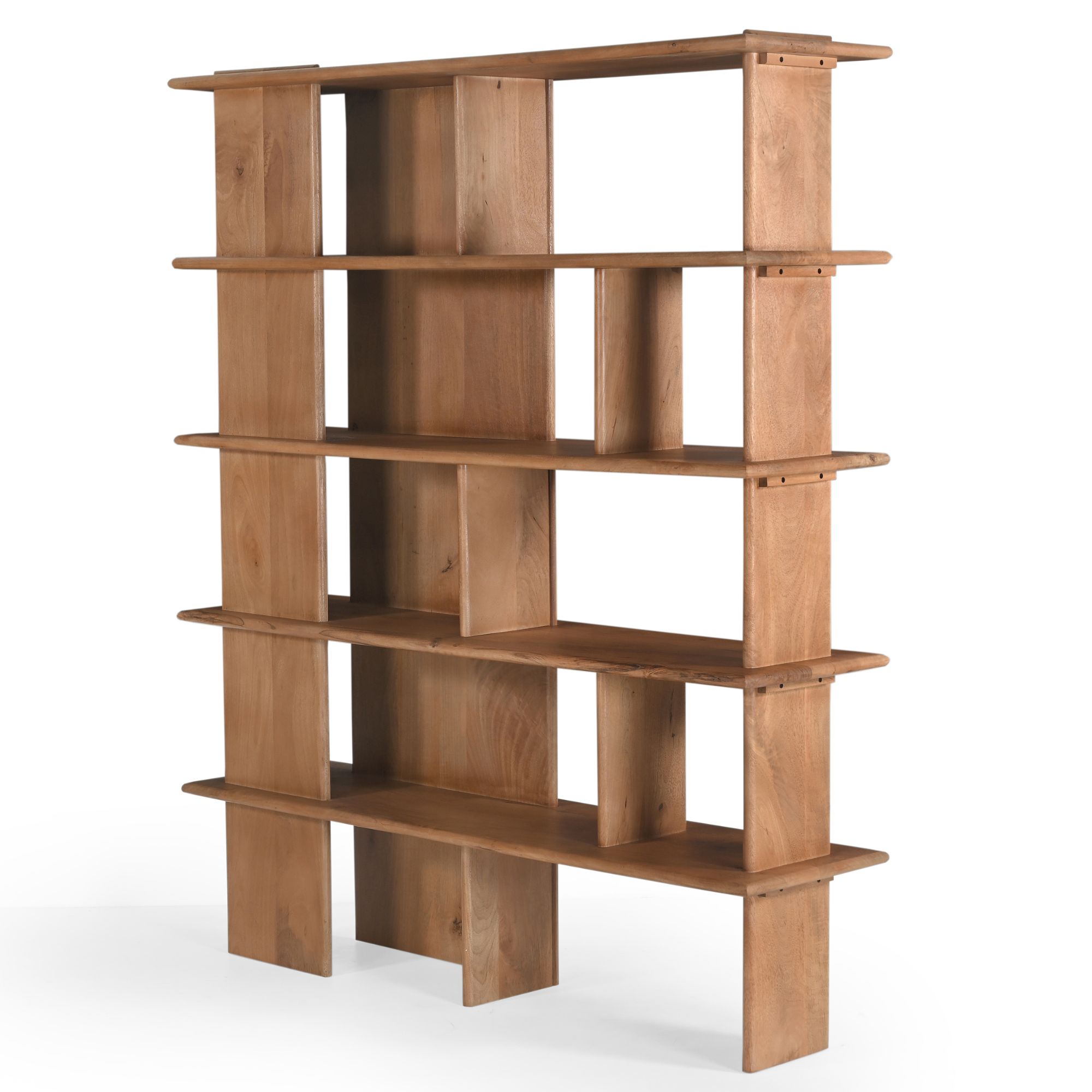 Wandkast Lina Naturel Mangohout 150 cm - Image 7