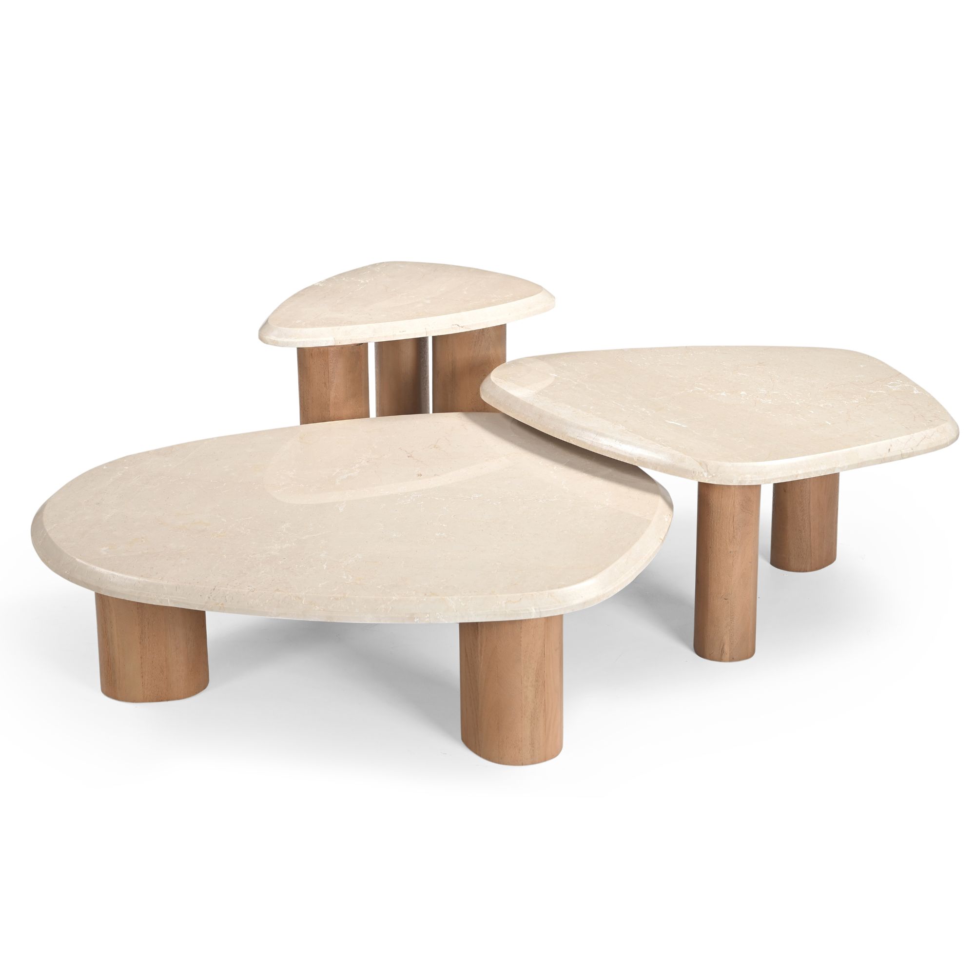 Salontafel Nuvé Naturel Botticino marmer 100 cm - Image 7