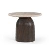 STF-9622_5 Bijzettafel Noel Bruin Marmer 60 cm - Image 6