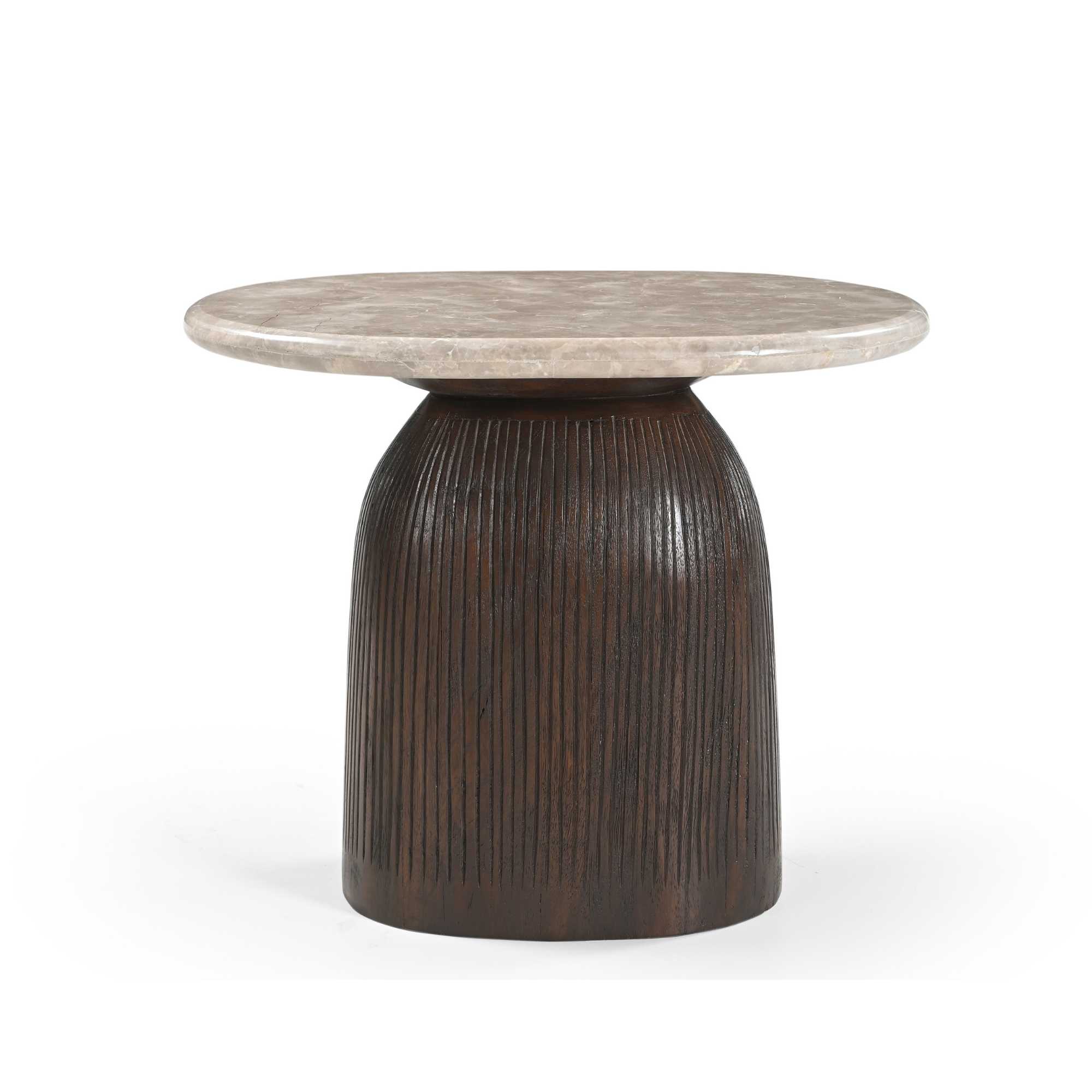 Bijzettafel Noel Bruin Marmer 60 cm - Image 6