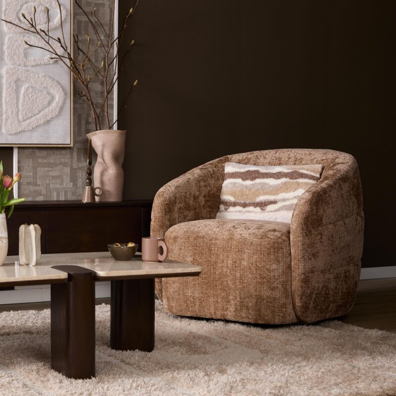 Draaibare Fauteuil Yara Cinnamon - Image 2