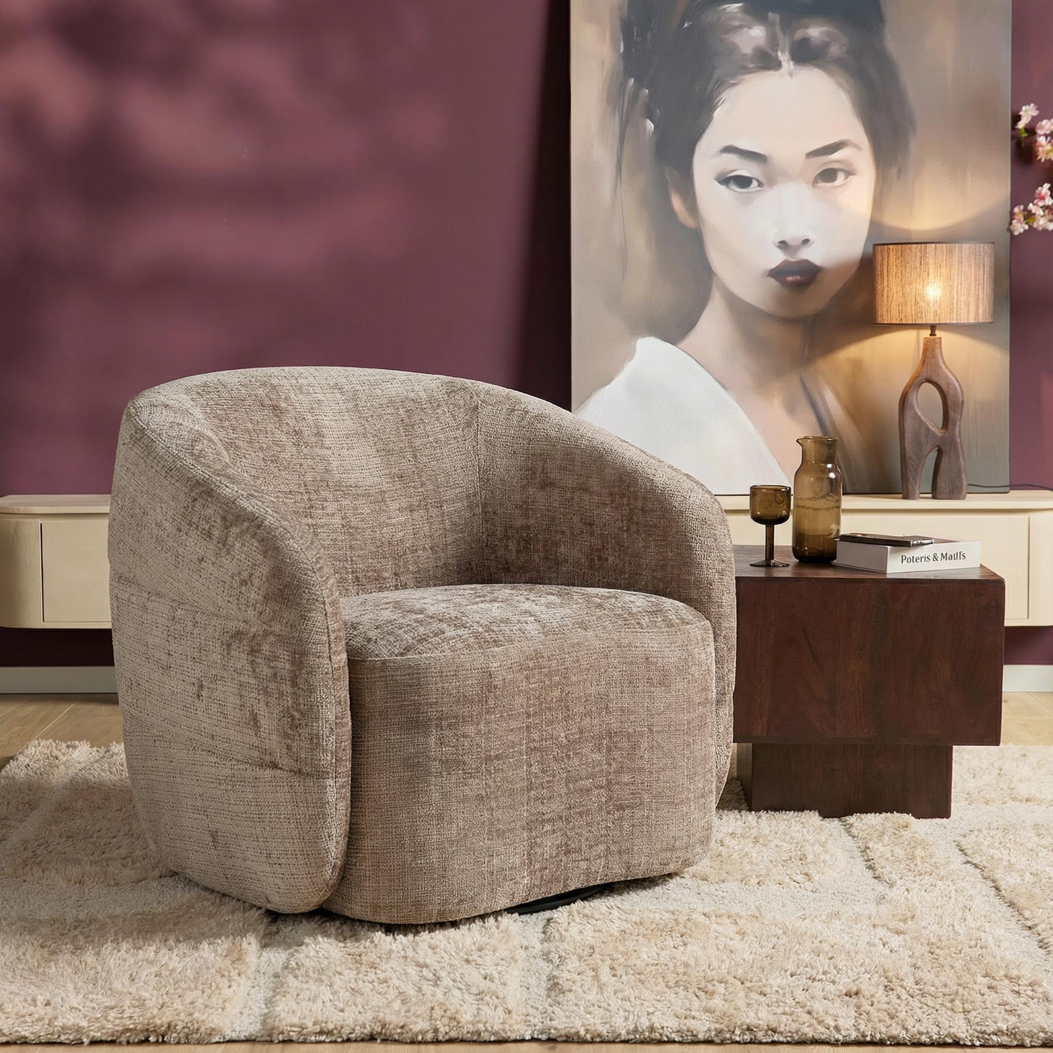 Draaibare Fauteuil Yara Clay - Image 1