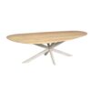 STF-1061_1 Organische eettafel Cloud Naturel Poot Zand Eikenhout 210 cm - Image 2