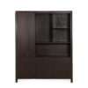 Vakkenkast XL Dallas Bruin Mangohout 160 cm - Image 1