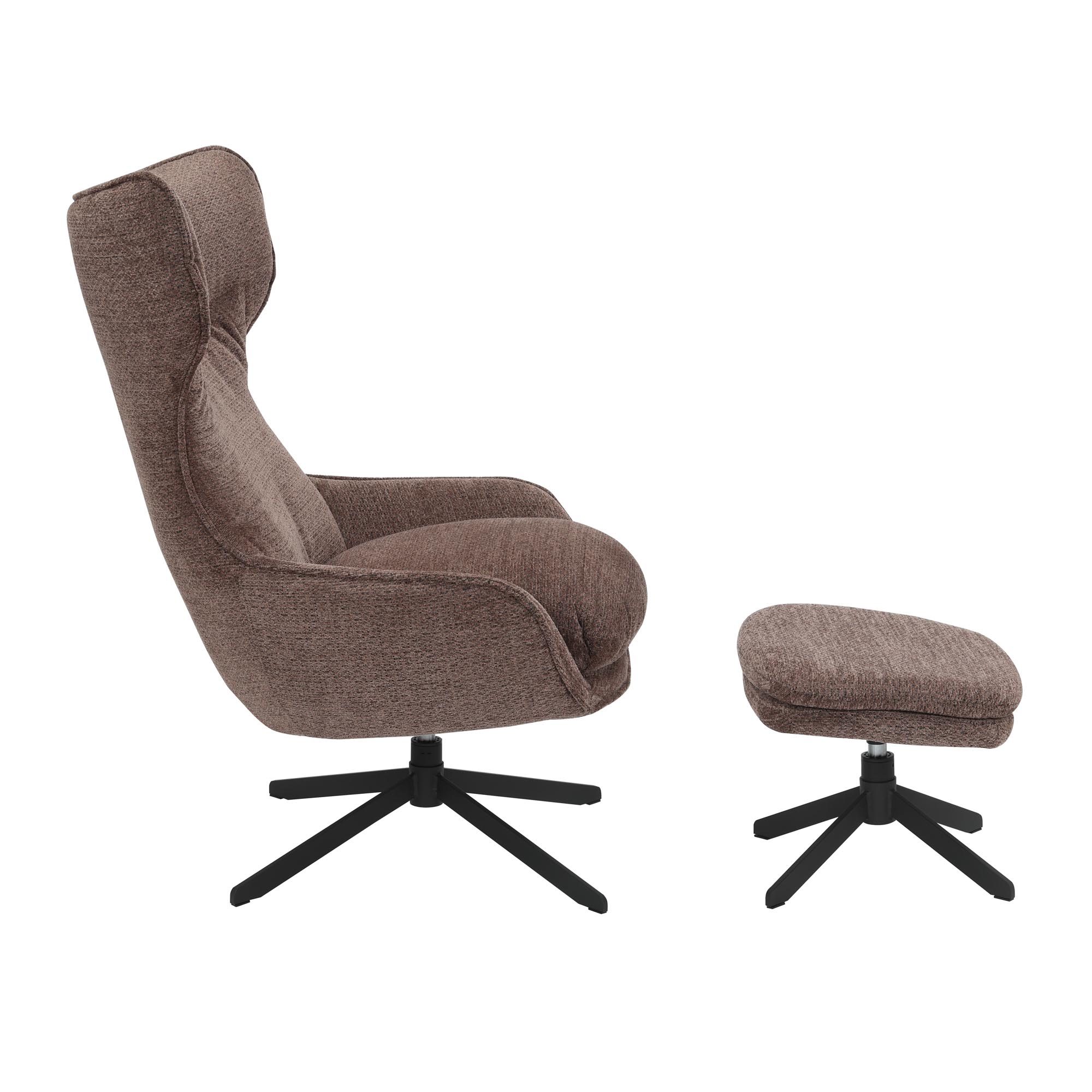 Draaibare fauteuil Olivia Paars - Image 4