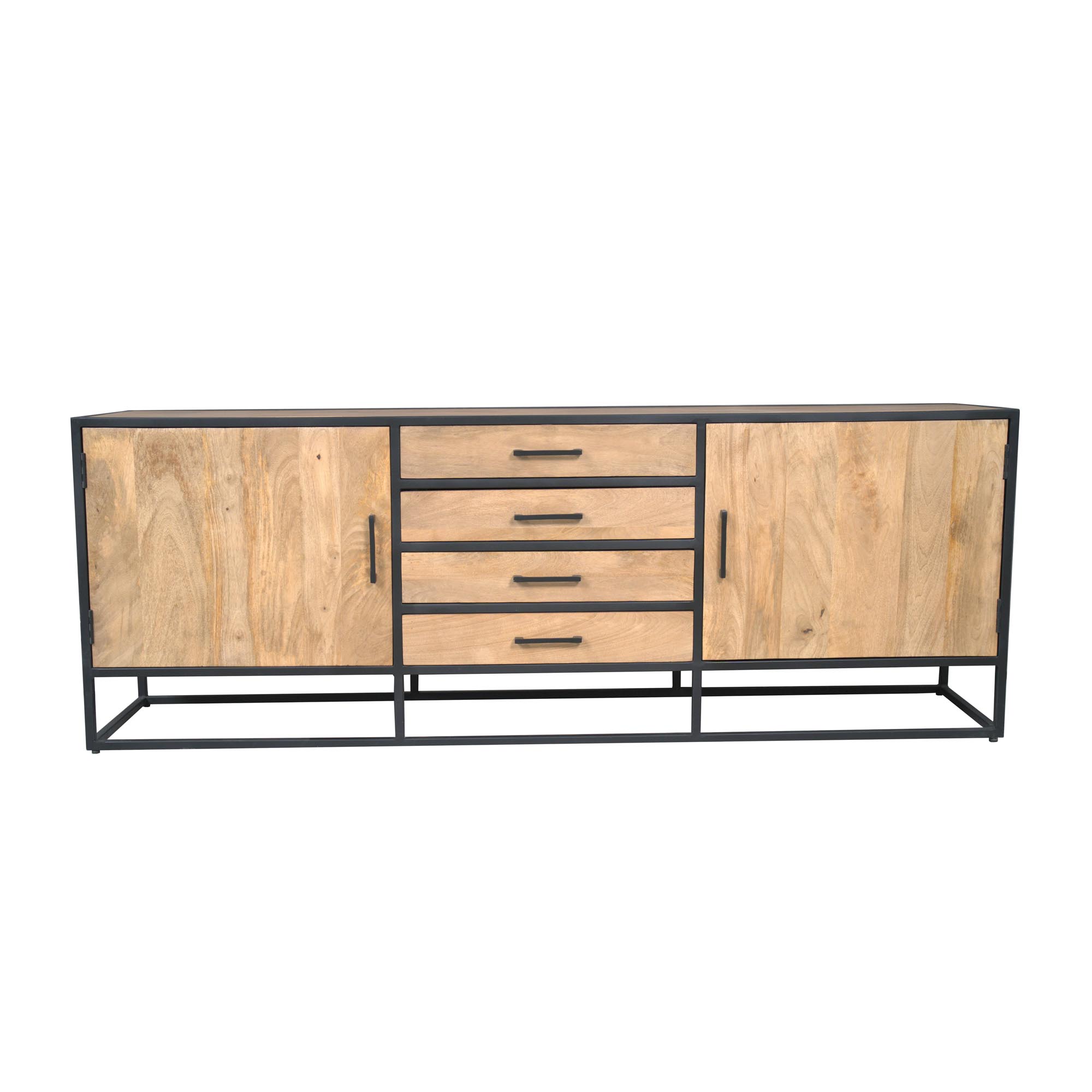 Dressoir Dakota Naturel Mangohout 210 cm - Image 2