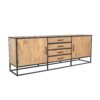 STF-3106_2 Dressoir Dakota Naturel Mangohout 210 cm - Image 3