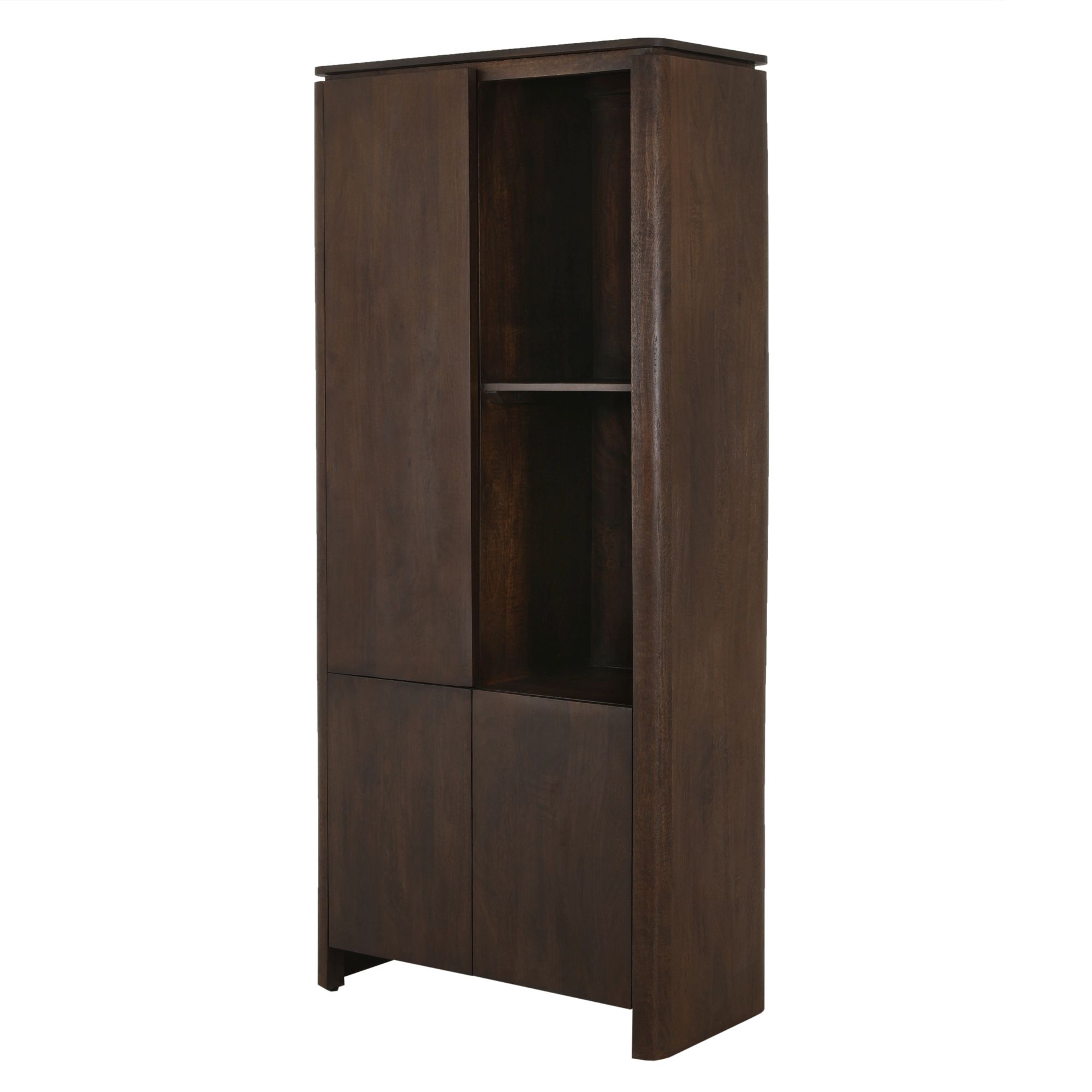 Vakkenkast Dallas Bruin Mangohout 90 cm - Image 2
