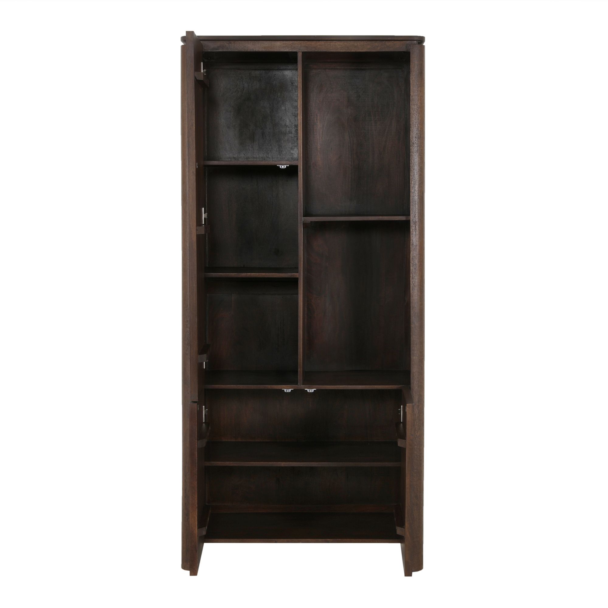 Vakkenkast Dallas Bruin Mangohout 90 cm - Image 3