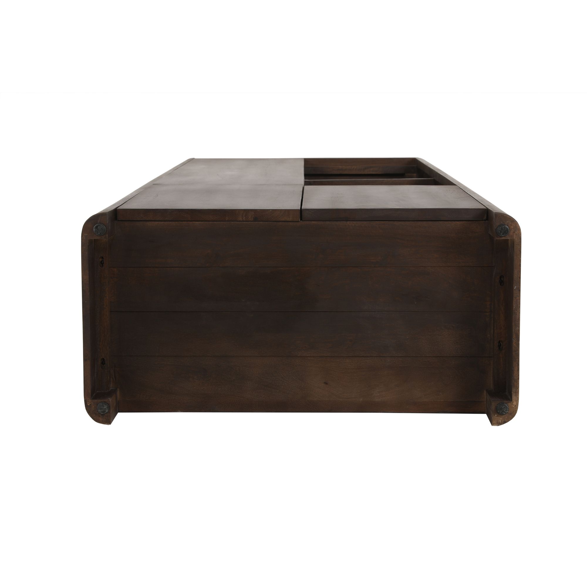 Vakkenkast Dallas Bruin Mangohout 90 cm - Image 7
