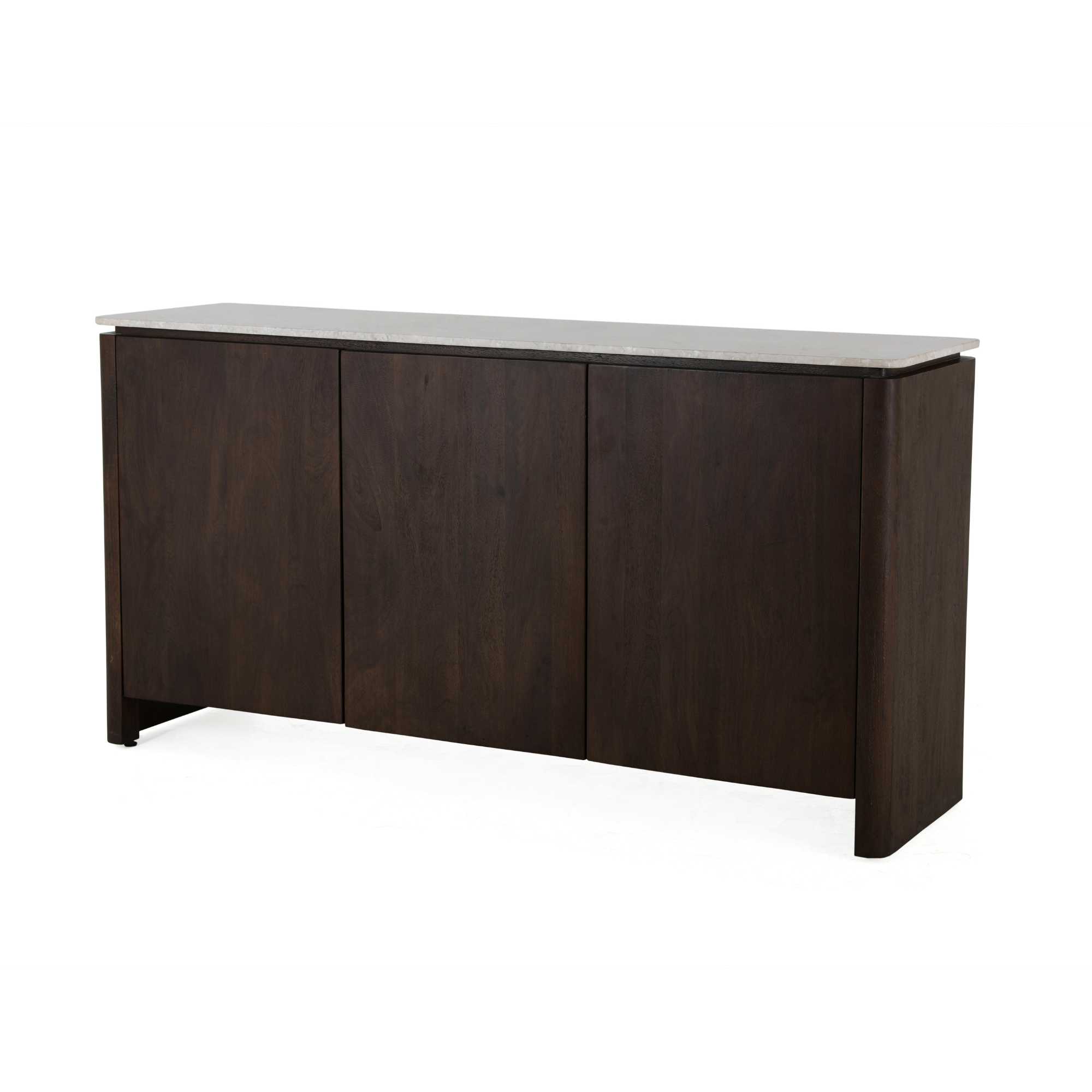 STF-4306_4 Dressoir Dallas Bruin Mangohout 165 cm - Image 5