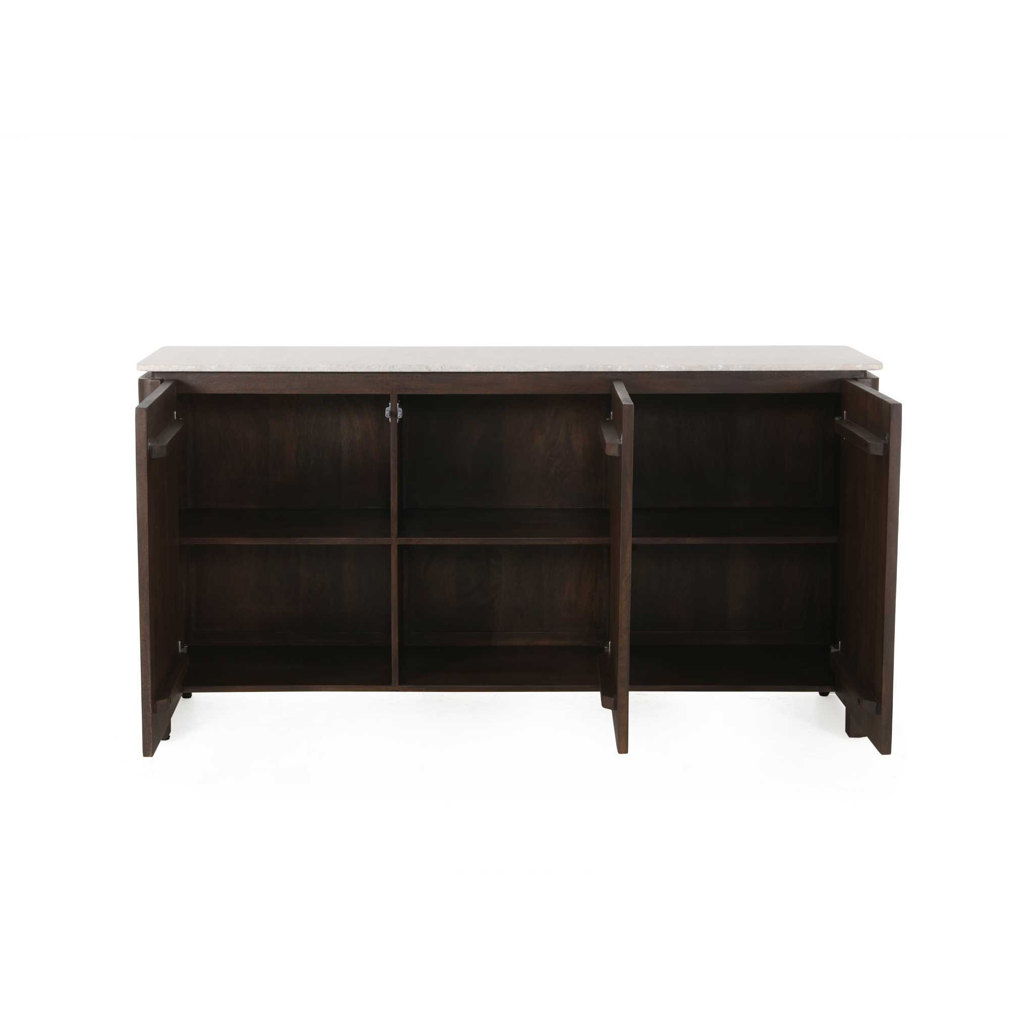 STF-4306_12 Dressoir Dallas Bruin Mangohout 165 cm - Image 13