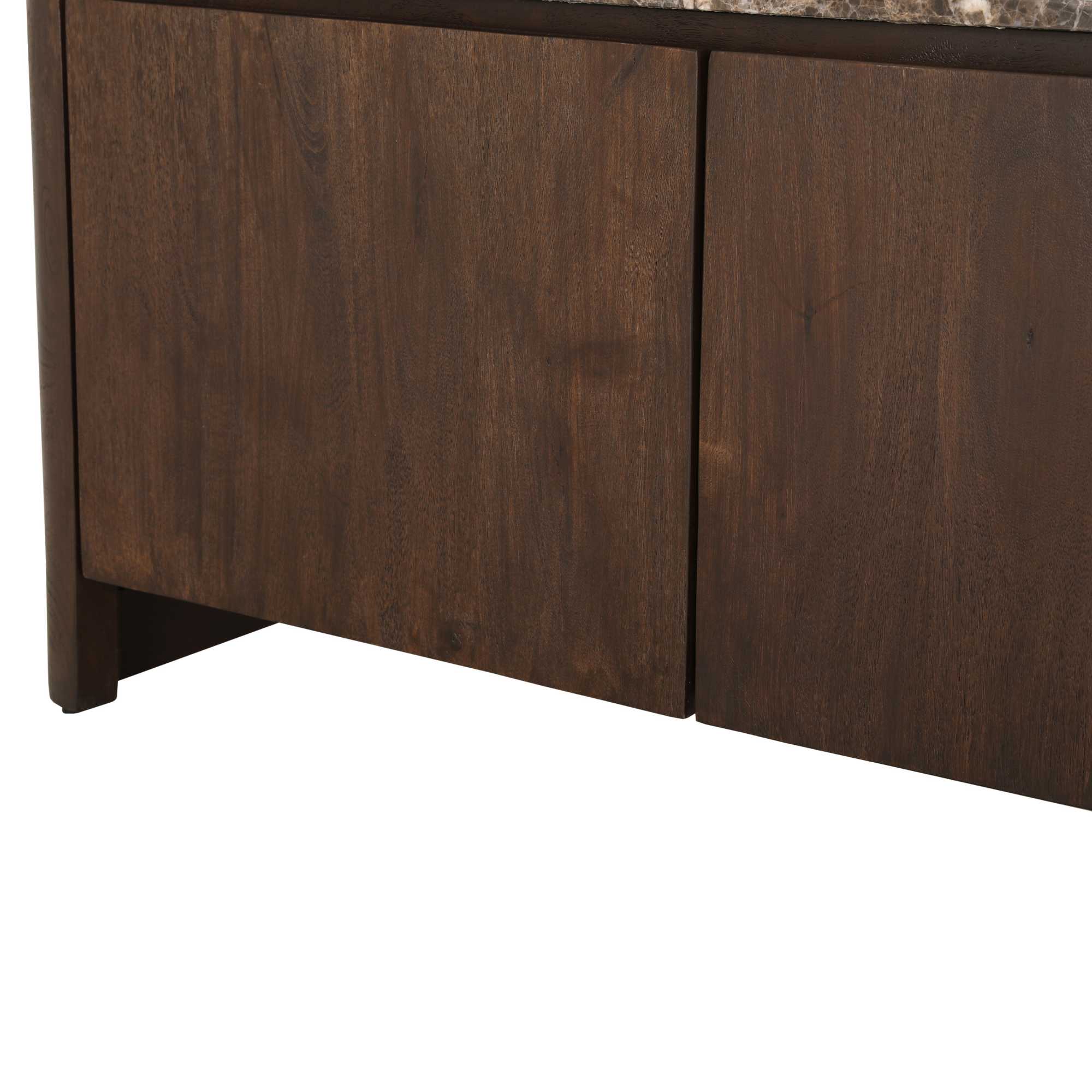 STF-4306_39 Dressoir Dallas Bruin Mangohout 165 cm - Image 40