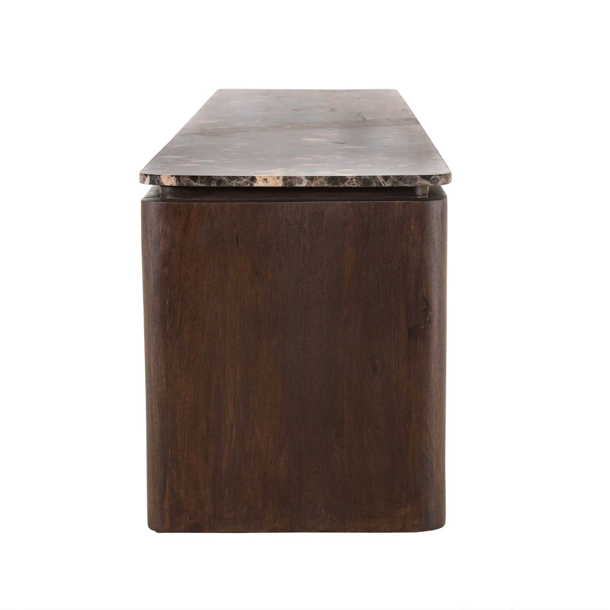 STF-4306_40 Dressoir Dallas Bruin Mangohout 165 cm - Image 41