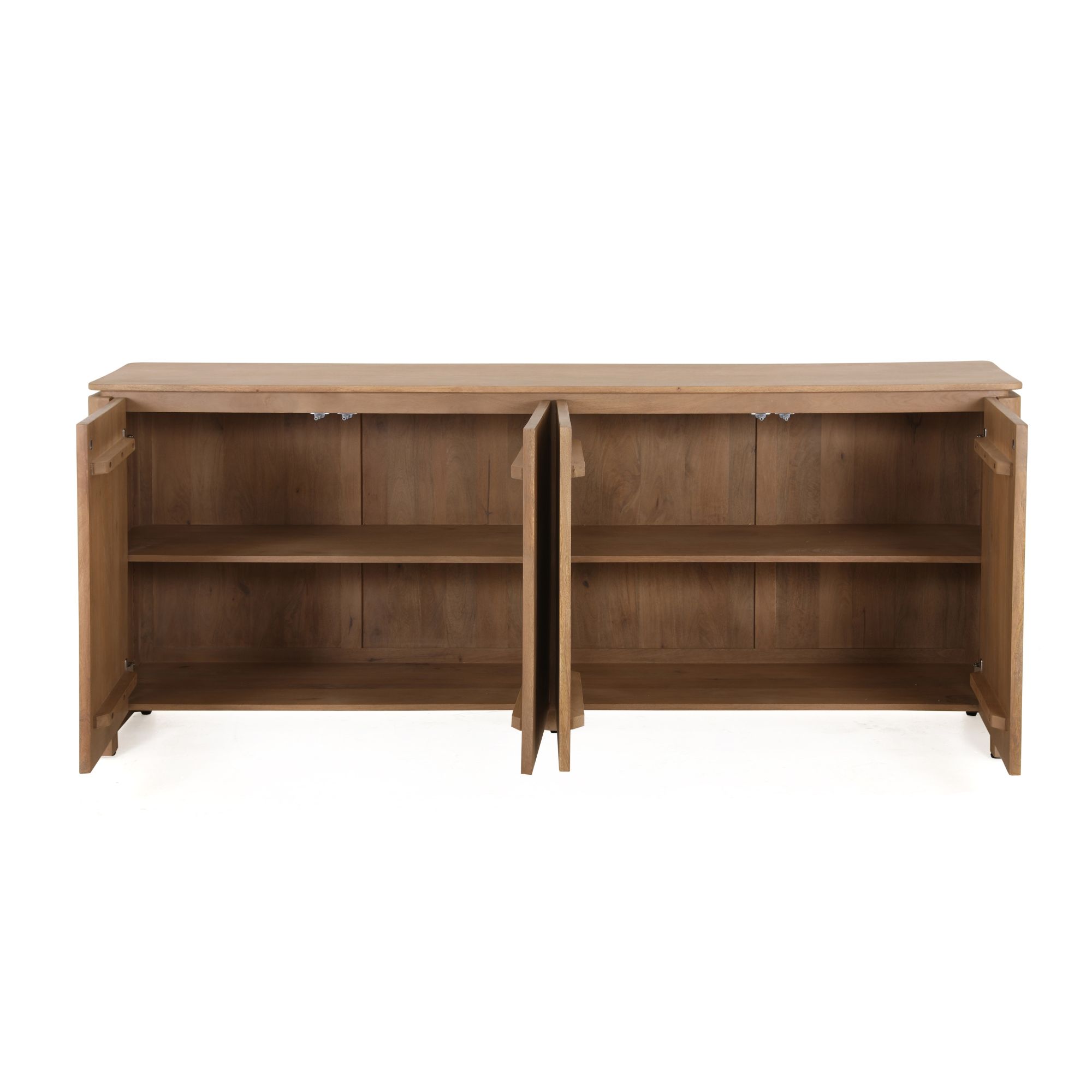 STF-3707_2 Dressoir Dallas Naturel Mangohout 210 cm - Image 3