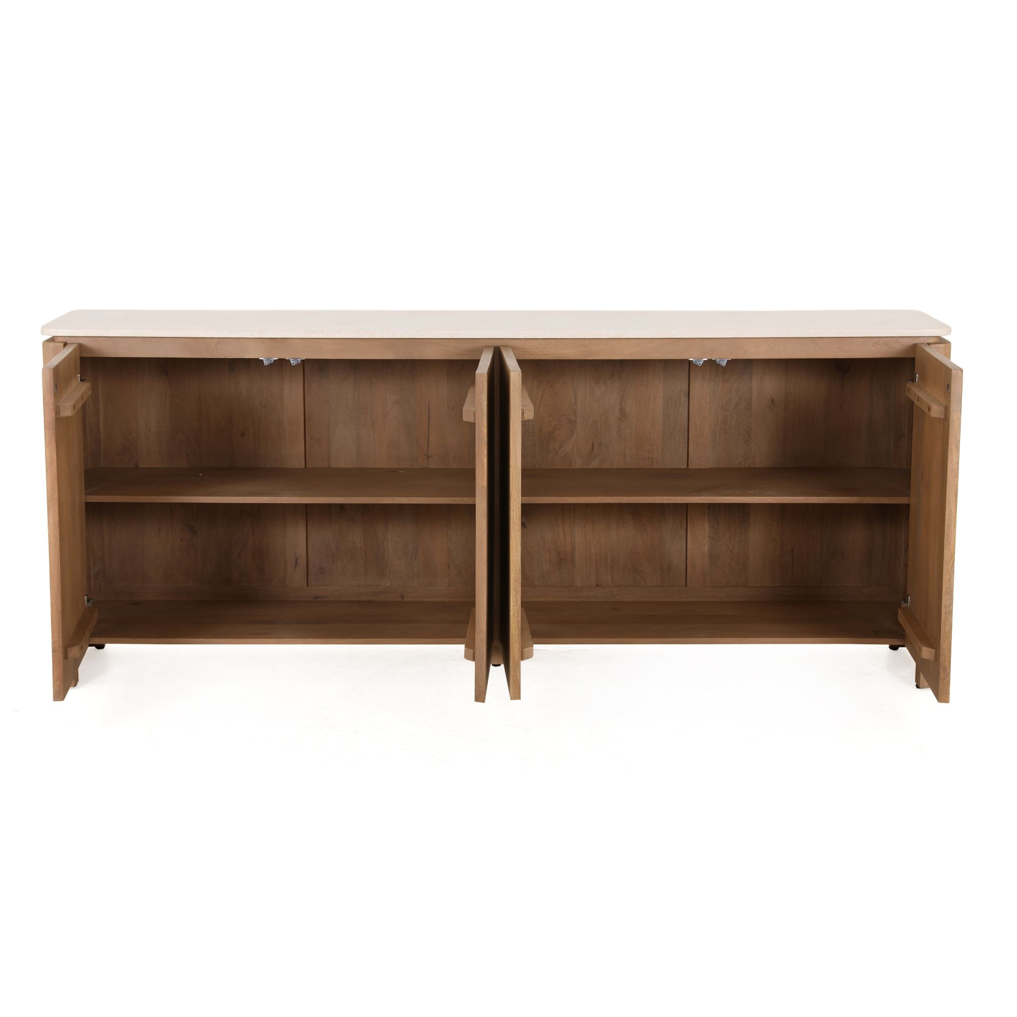 STF-3707_16 Dressoir Dallas Naturel Mangohout 210 cm - Image 17
