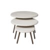STF-2023_1 Ronde salontafelset Ohio Zand Mangohout 70 cm - Image 2