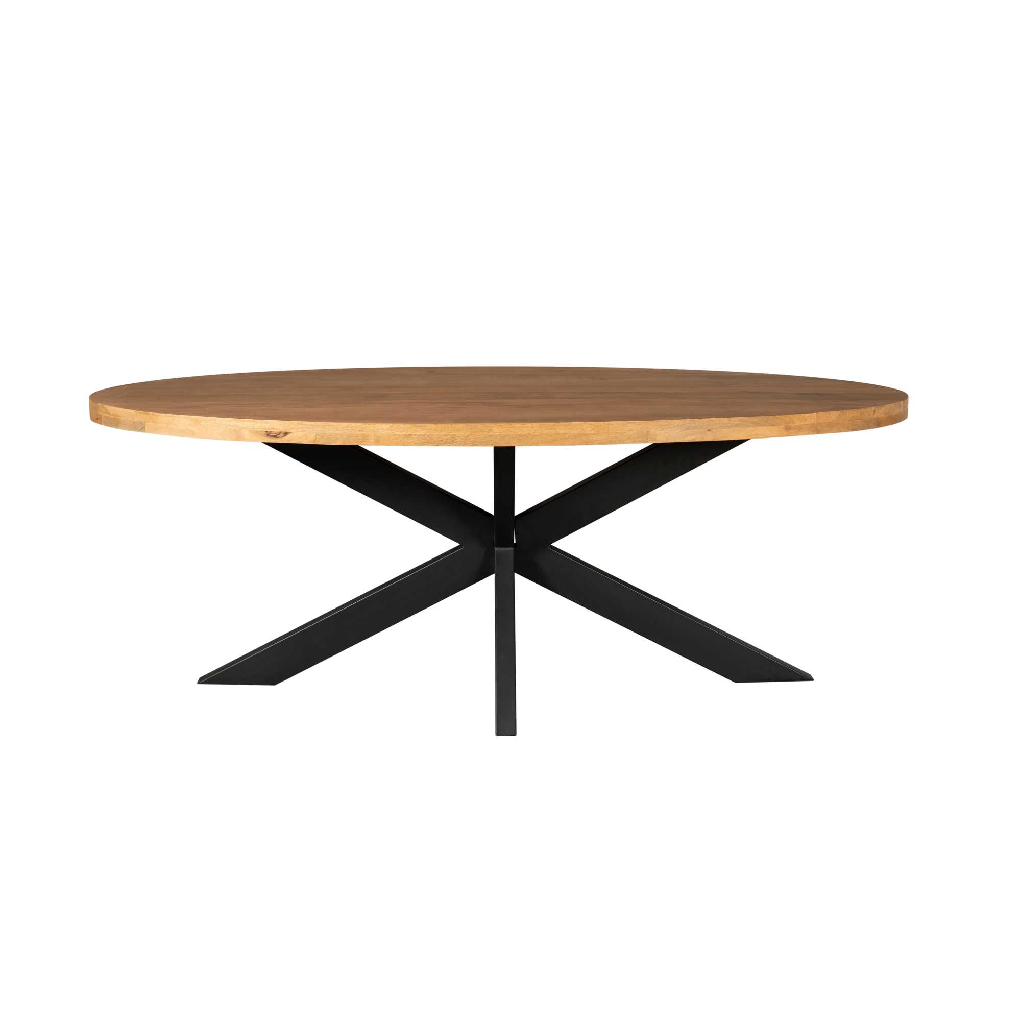 Ovale eettafel Denver Mangohout 210 cm - Image 2