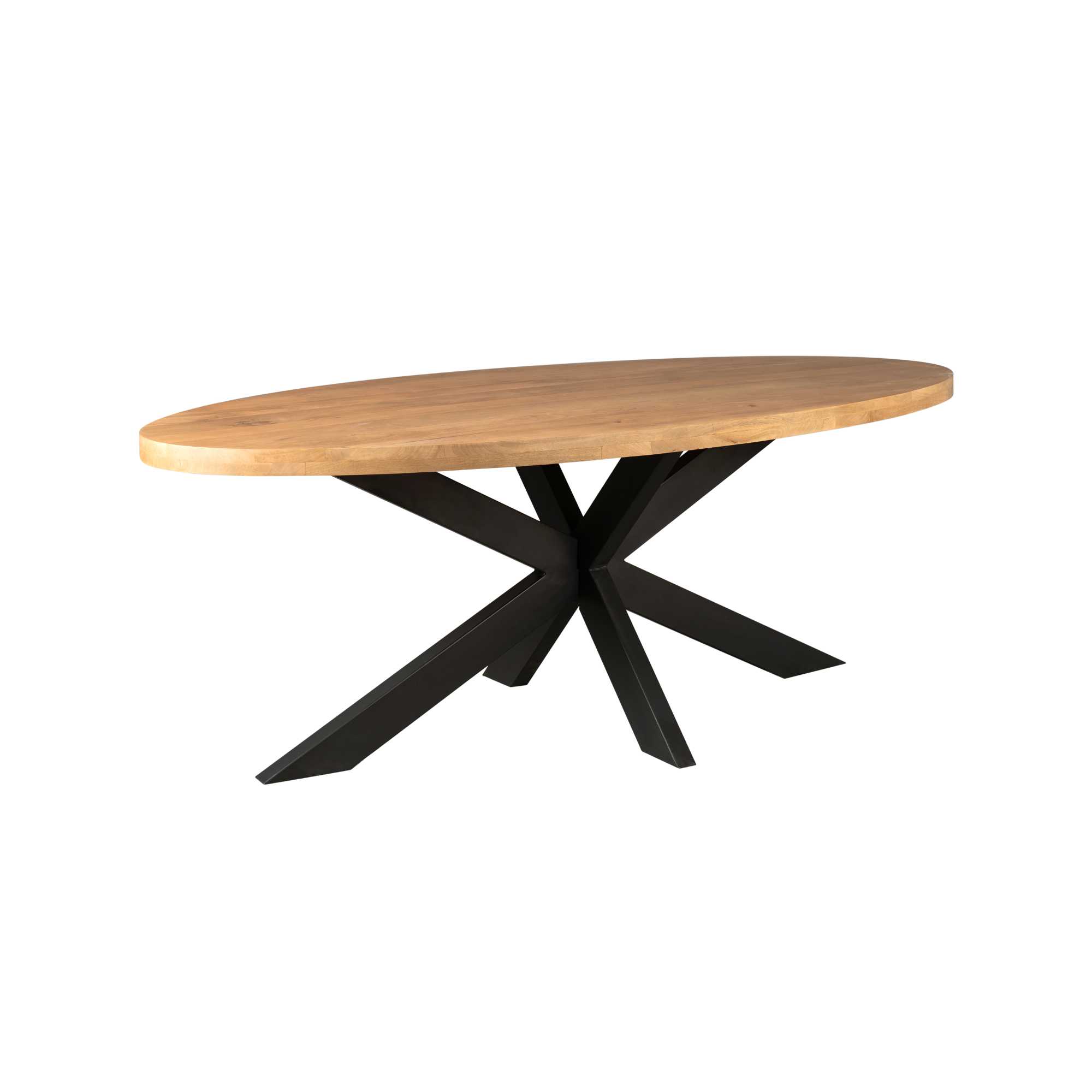 Ovale eettafel Denver Mangohout 210 cm - Image 3