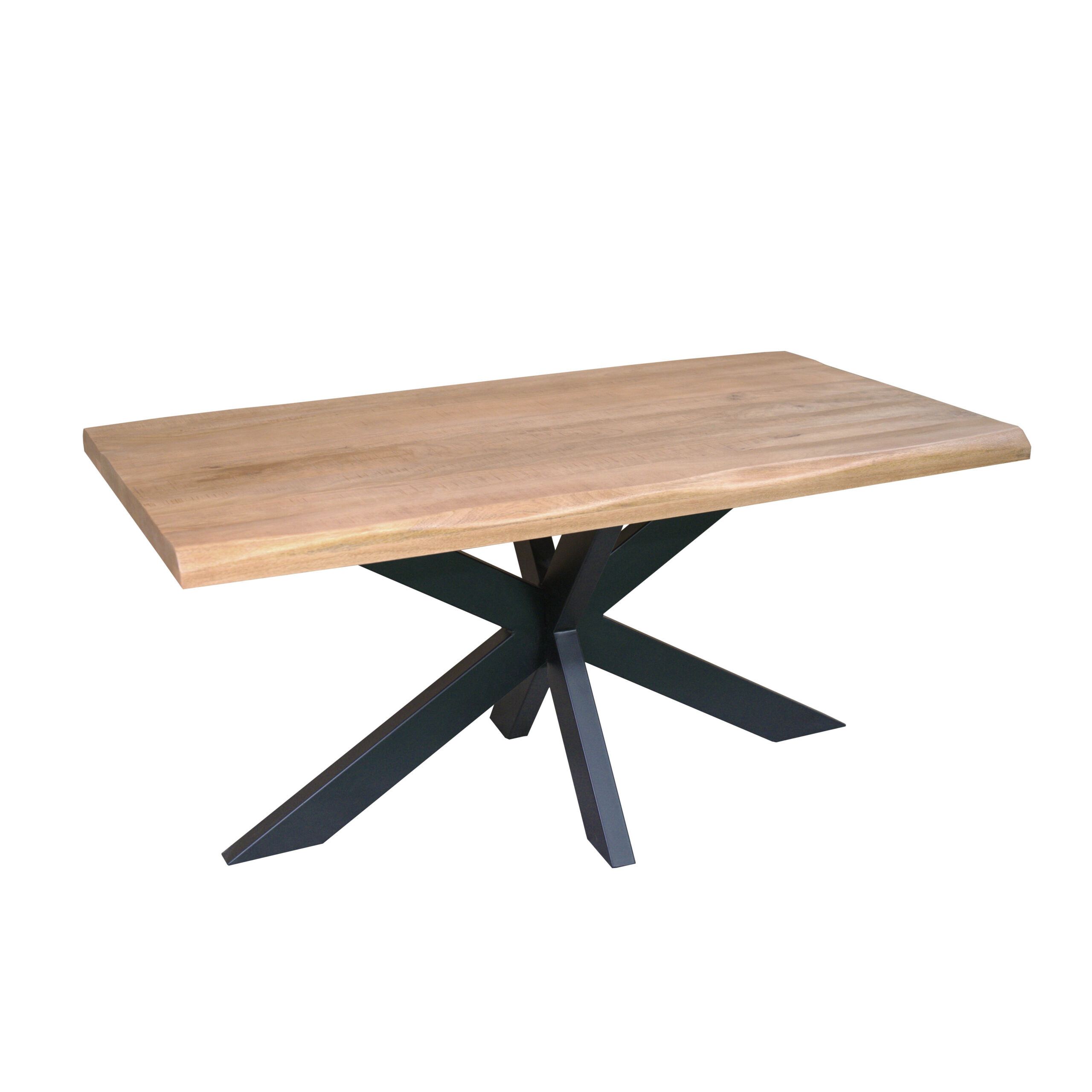 STF-1123_1 Boomstamtafel Dakota Naturel Mangohout 140 cm - Image 2