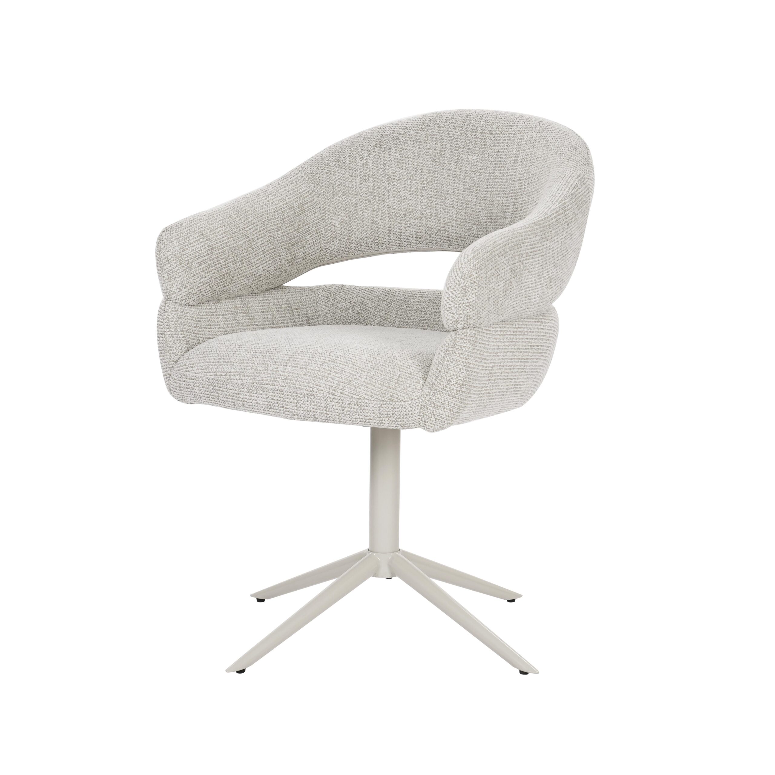 Draaibare eetkamerstoel Lily Beige - Image 3