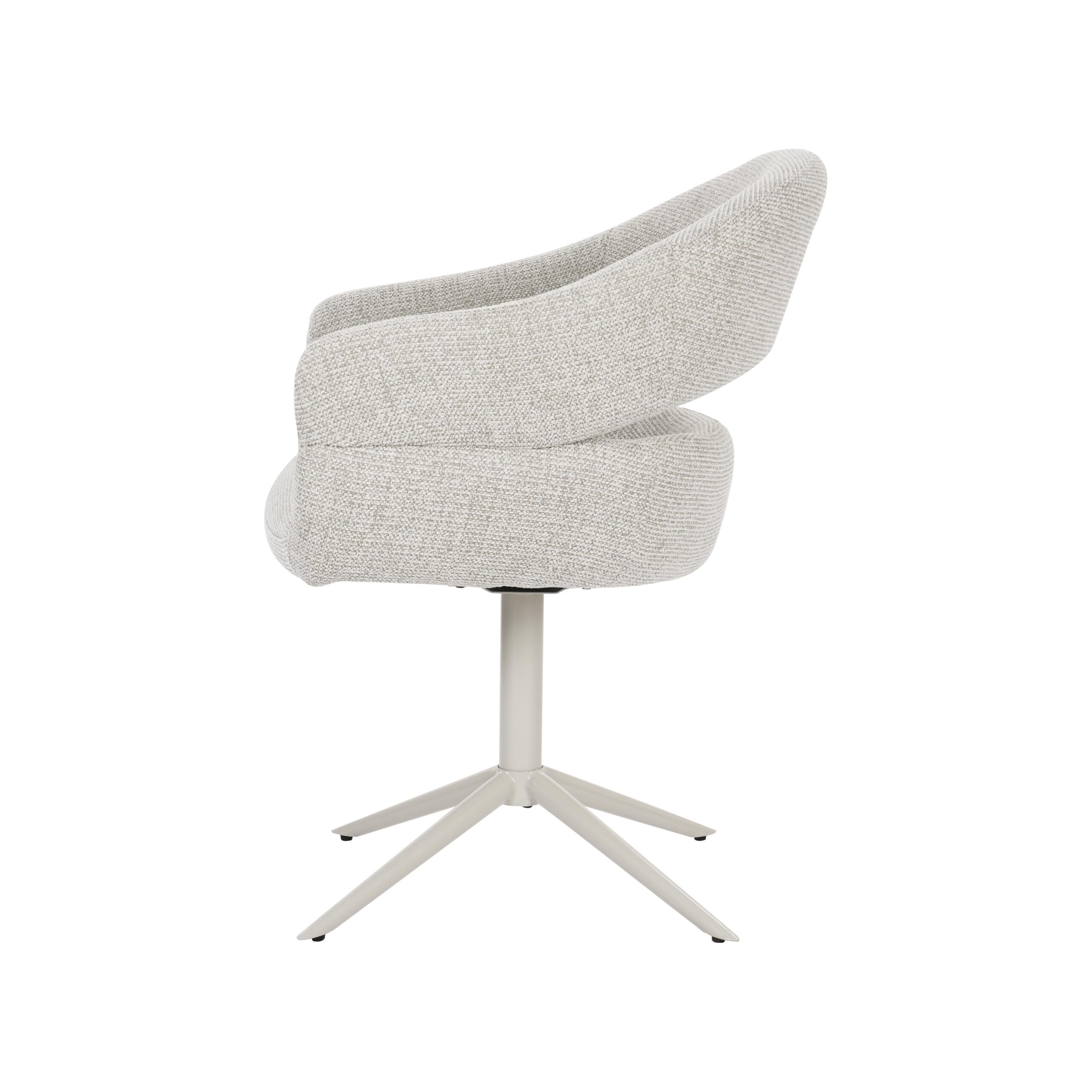 Draaibare eetkamerstoel Lily Beige - Image 4