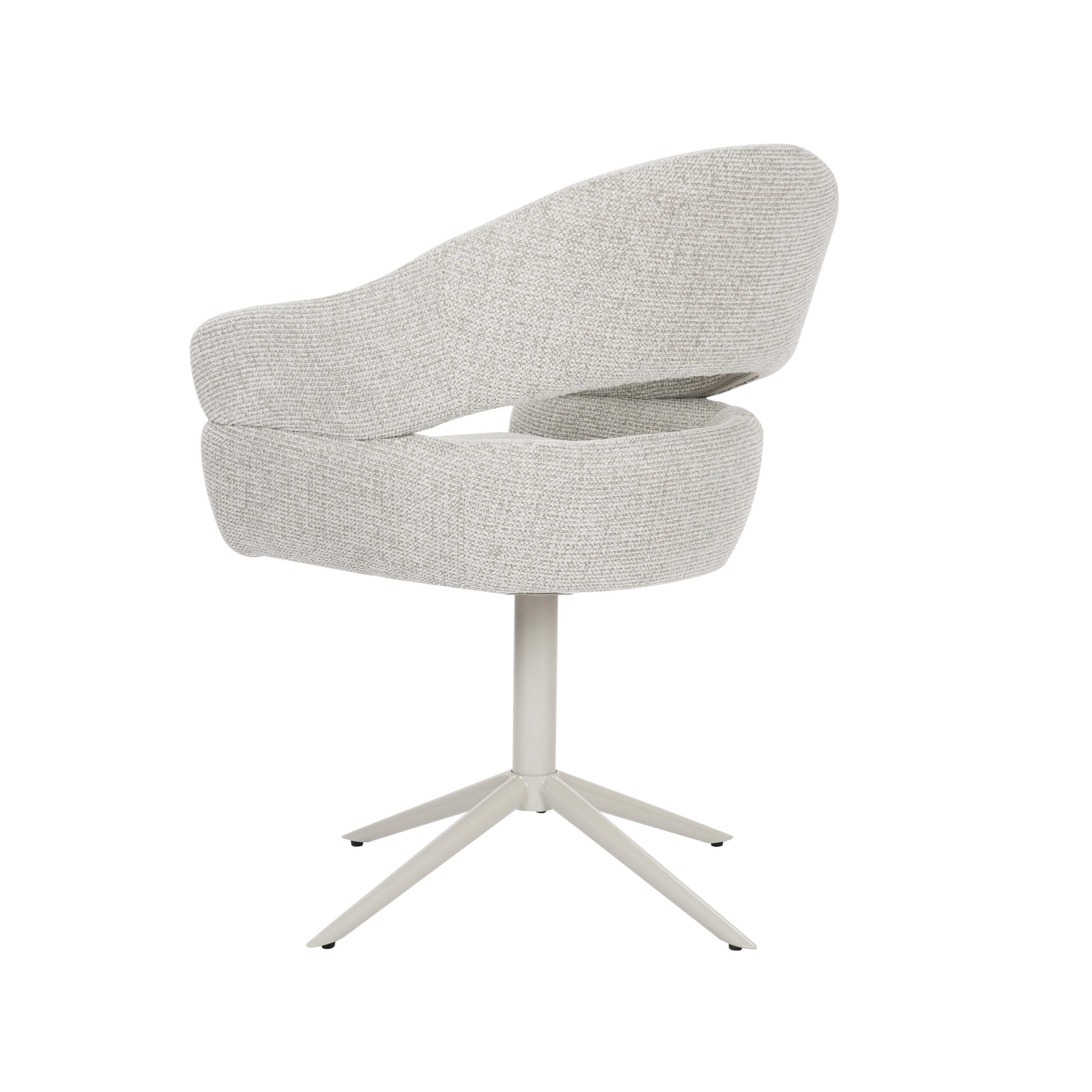 Draaibare eetkamerstoel Lily Beige - Image 5