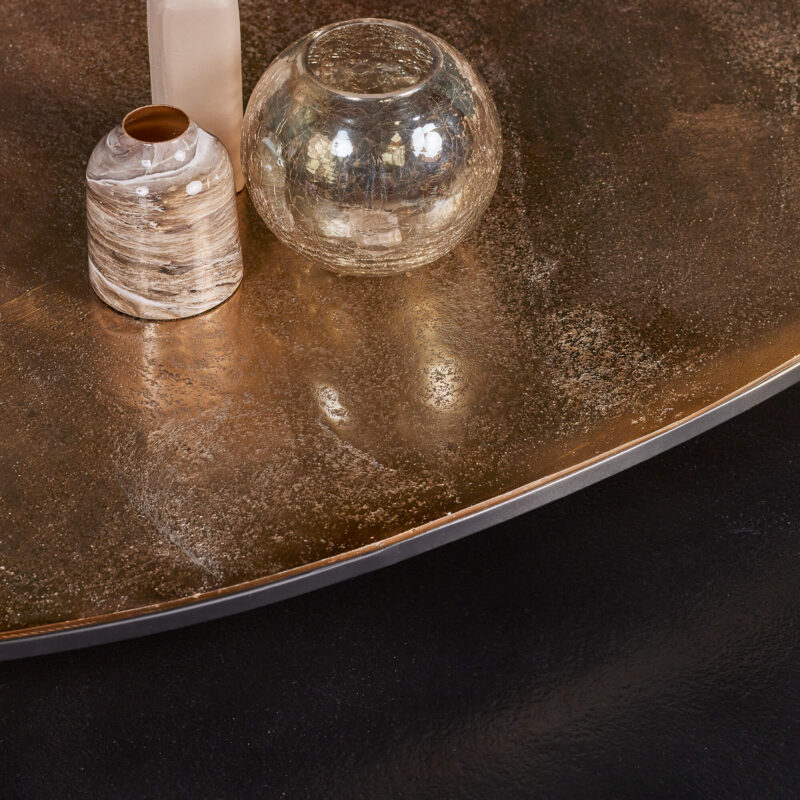 Salontafel set Jarrel Zwart Aluminium 90 cm - Image 2