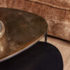 STF-2328_2 Salontafel set Jarrel Zwart Aluminium 90 cm - Image 3