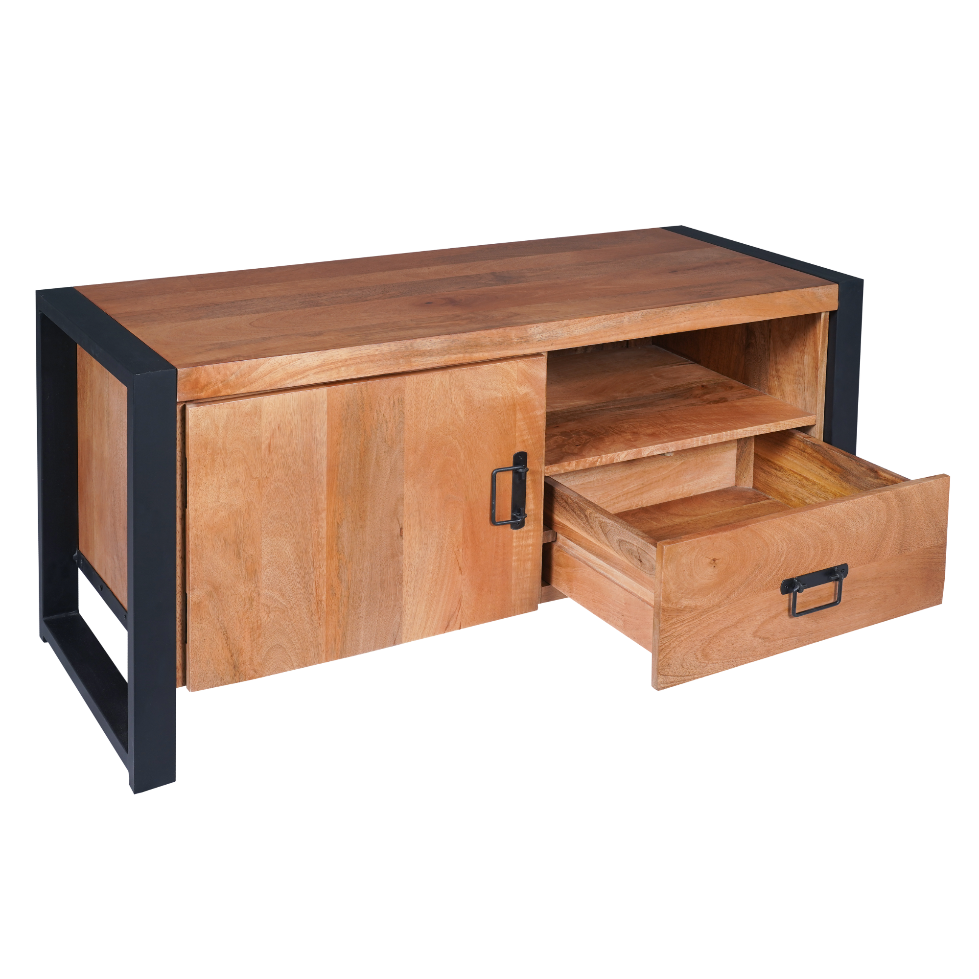 Tv meubel Boaz | 110 cm | met deur en open vak - Image 6