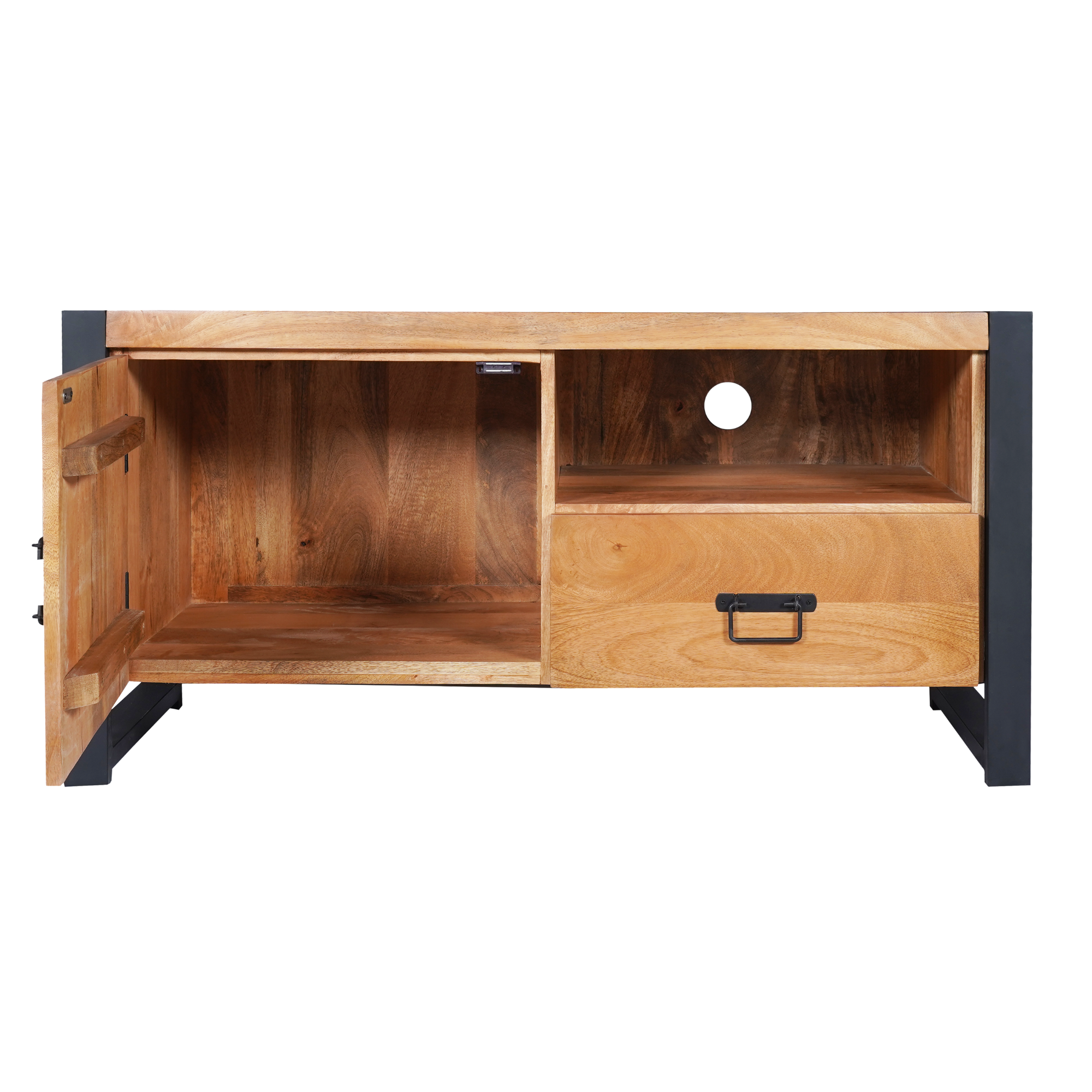 Tv meubel Boaz | 110 cm | met deur en open vak - Image 7