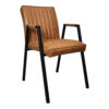 STF-0377_2 Eetkamerstoel Tivoli met armleuning Cognac - Image 3