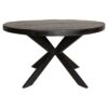 STF-514_4 Ronde eettafel Denver Zwart Mangohout 110 cm - Image 5