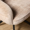 STF-9892_10 Draaibare eetkamerstoel Bella Beige Poot Zwart - Image 11