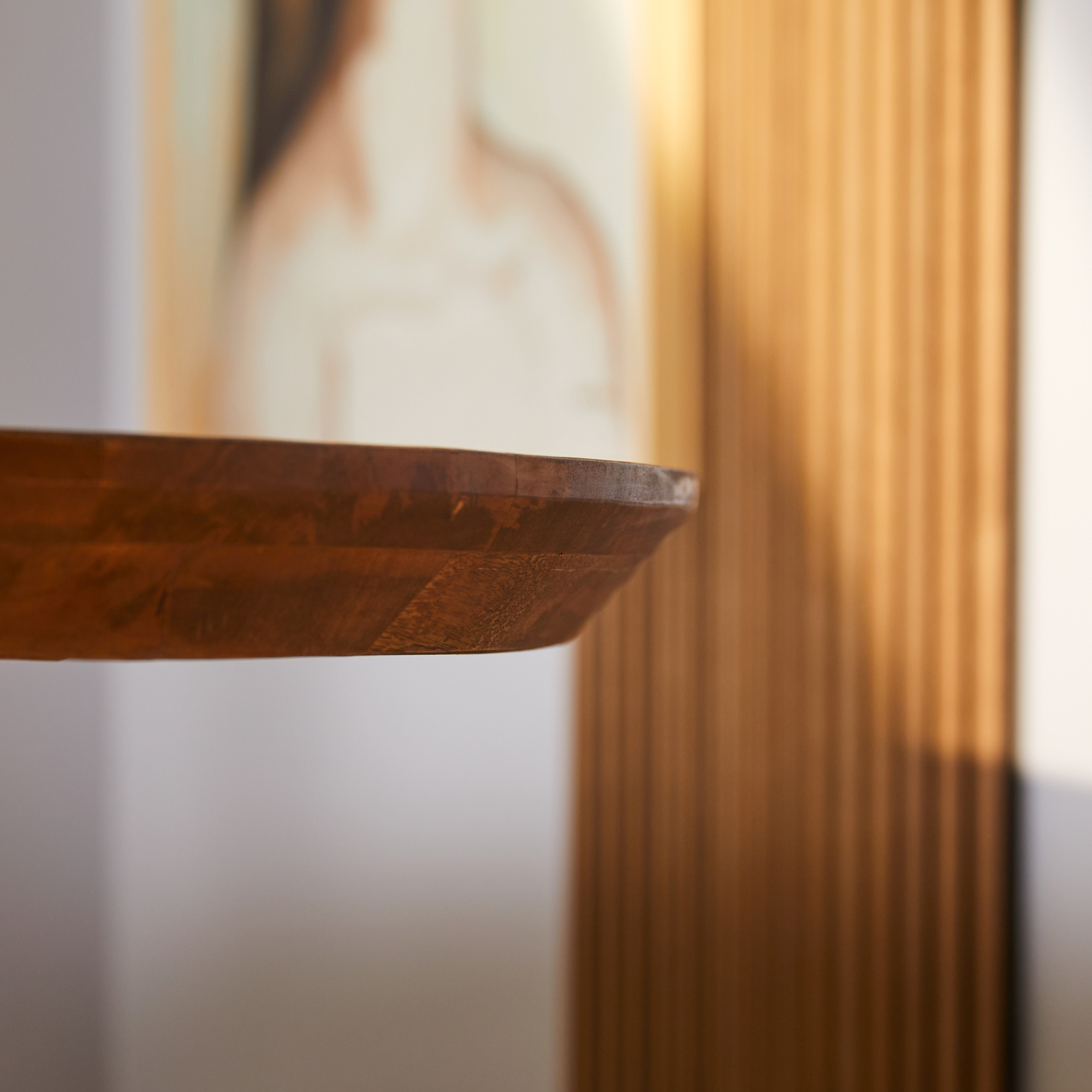 Ovale eettafel Brandy Naturel Mangohout 300 cm - Image 4
