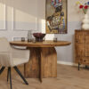 Ronde eettafel Tense Naturel Mangohout 150 cm - Image 1