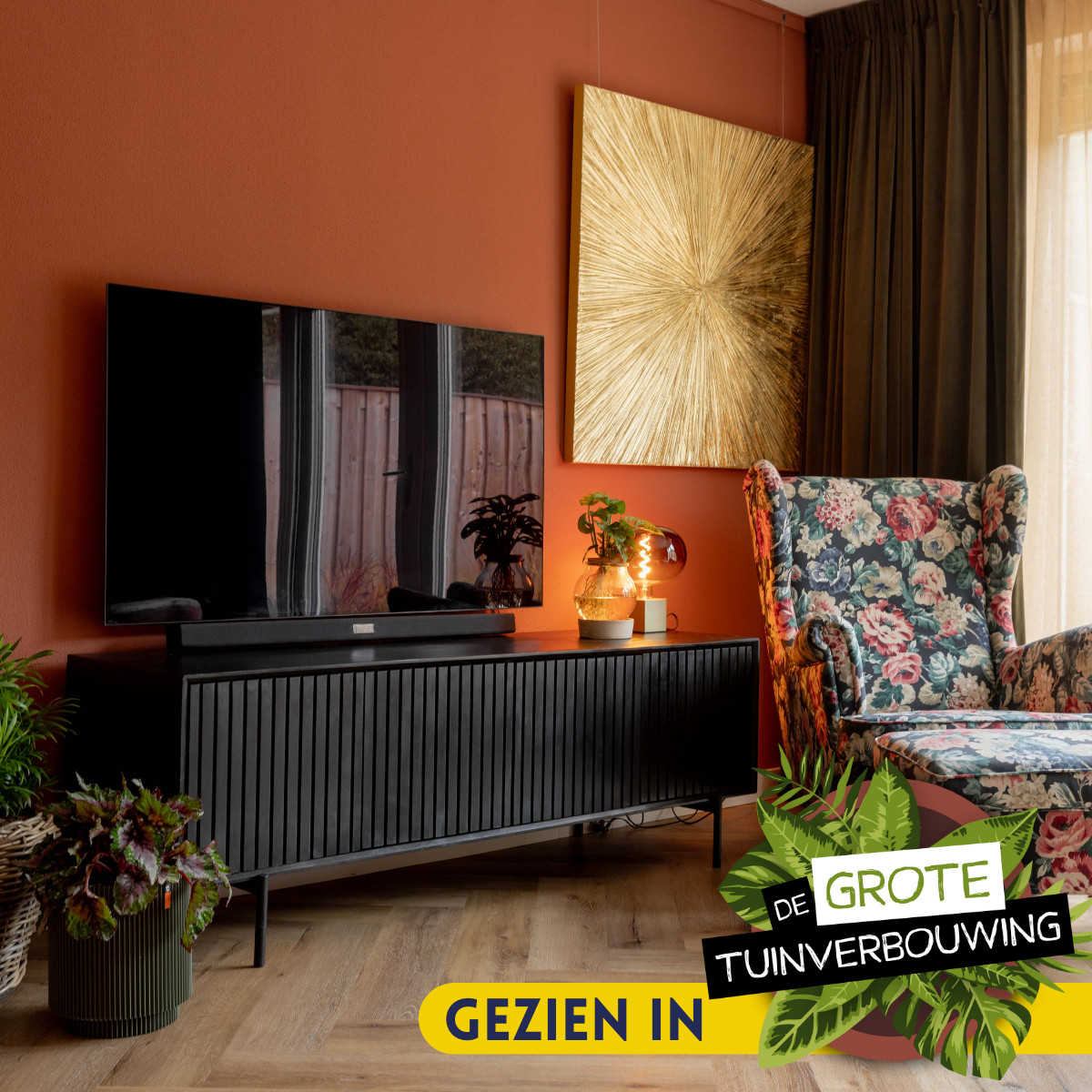 Tv meubel Madison Zwart Mangohout 165 cm - Image 2
