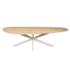 Organische eettafel Cloud Naturel Poot Zand Eikenhout 280 cm - Image 1