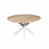 STF-2145_4 Ronde eettafel Ferris Naturel Poot Zand Eikenhout 110 cm - Image 5